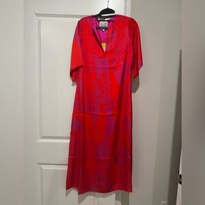 Alden Adair Vibrant Kaftan Dress- Delaney